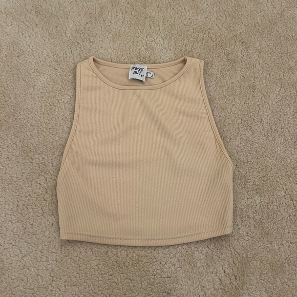 Princess Polly Laila Tank Top Tan US 2 AUS 6 - Picture 3 of 3